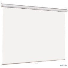 Lumien Eco Picture [LEP-100106] Настенный экран 127х127см (рабочая область 121х121 см) Matte White восьмигранный корпус, возможность потолочн./настенного крепления, уровень в комплекте, 1:1 (треуголь