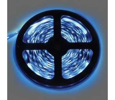 Лента светодиодная ECOLA P2LB05ESB 4,8W/m 12V IP20 8mm  синяя светодиодная лента на катушке 5м.