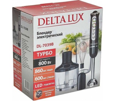 Блендер DELTA LUX DL-7039 black