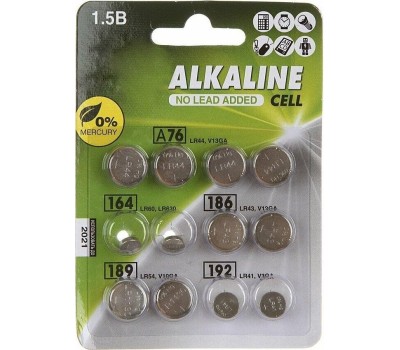 Элементы питания GP (03153) ACM01-CR12 - набор (LR41/LR43/LR44/LR54/LR60)