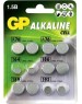 Элементы питания GP (03153) ACM01-CR12 - набор (LR41/LR43/LR44/LR54/LR60)