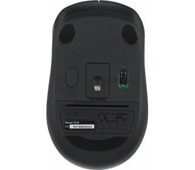 Мышь A4TECH FStyler FG10 черный/синий оптическая (2000dpi) беспроводная USB