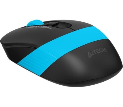 Мышь A4TECH FStyler FG10 черный/синий оптическая (2000dpi) беспроводная USB
