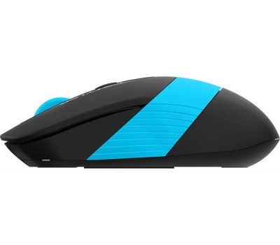 Мышь A4TECH FStyler FG10 черный/синий оптическая (2000dpi) беспроводная USB