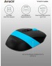 Мышь A4TECH FStyler FG10 черный/синий оптическая (2000dpi) беспроводная USB