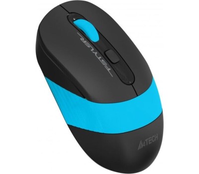 Мышь A4TECH FStyler FG10 черный/синий оптическая (2000dpi) беспроводная USB
