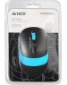 Мышь A4TECH FStyler FG10 черный/синий оптическая (2000dpi) беспроводная USB