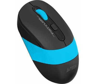 Мышь A4TECH FStyler FG10 черный/синий оптическая (2000dpi) беспроводная USB