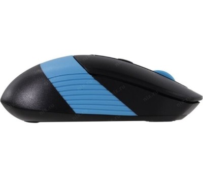 Мышь A4TECH FStyler FG10 черный/синий оптическая (2000dpi) беспроводная USB