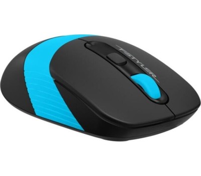 Мышь A4TECH FStyler FG10 черный/синий оптическая (2000dpi) беспроводная USB