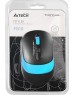 Мышь A4TECH FStyler FG10 черный/синий оптическая (2000dpi) беспроводная USB