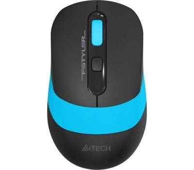 Мышь A4TECH FStyler FG10 черный/синий оптическая (2000dpi) беспроводная USB