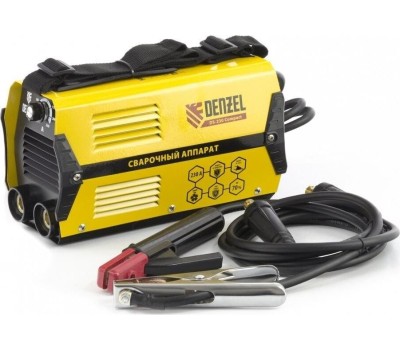 Сварочное оборудование DENZEL Аппарат инвертор. дуговой сварки DS-160 Compact, 160 А, ПВ 70%, диам.эл. 1,6-3,2 мм 94371