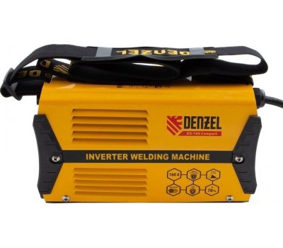 Сварочное оборудование DENZEL Аппарат инвертор. дуговой сварки DS-160 Compact, 160 А, ПВ 70%, диам.эл. 1,6-3,2 мм 94371