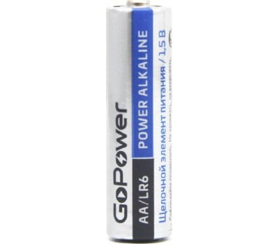 Элементы питания GOPOWER (00-00017748) LR6 AA BOX20 SHRINK 4 ALKALINE 1.5V