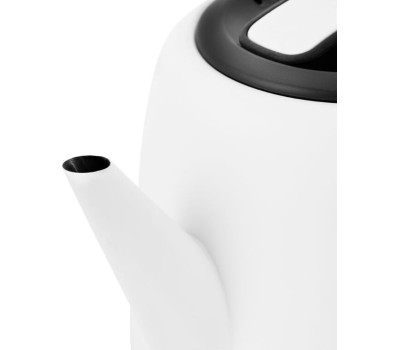 Чайник KITFORT KT-6112 белый/черный (нержавеющая сталь)