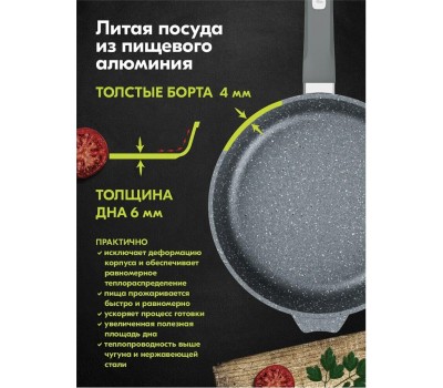 Сковорода МЕЧТА 18701 Гранит 18см
