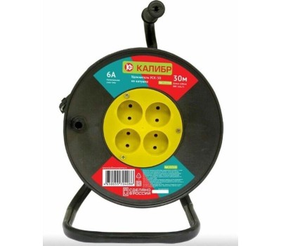 Удлинитель КАЛИБР Удлинитель на катушке УСК-30 (2х0,75)