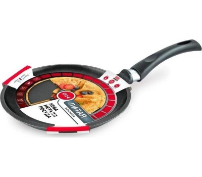 Сковорода НЕВА МЕТАЛЛ ПОСУДА L186224i блинная а/пр литая 24см индукция Гранит 550000527