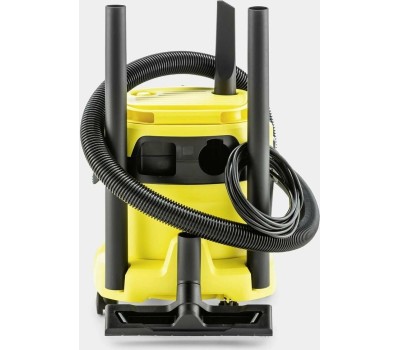 KARCHER Строительный пылесос WD 2 Plus V-12/4/18 1000Вт (уборка: сухая/сбор воды) желтый