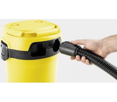 KARCHER Строительный пылесос WD 2 Plus V-12/4/18 1000Вт (уборка: сухая/сбор воды) желтый