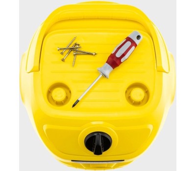 KARCHER Строительный пылесос WD 2 Plus V-12/4/18 1000Вт (уборка: сухая/сбор воды) желтый