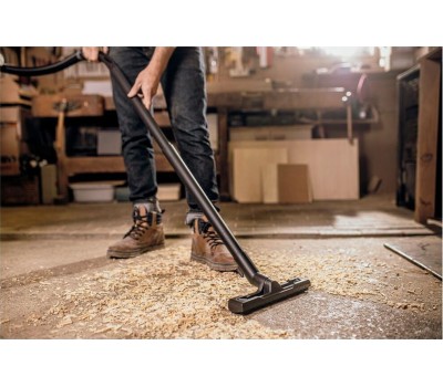 KARCHER Строительный пылесос WD 2 Plus V-12/4/18 1000Вт (уборка: сухая/сбор воды) желтый