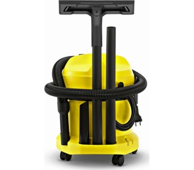 KARCHER Строительный пылесос WD 2 Plus V-12/4/18 1000Вт (уборка: сухая/сбор воды) желтый