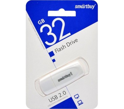 USB-флэш SMARTBUY (SB032GB2SCW) UFD 2.0 032GB Scout White белый