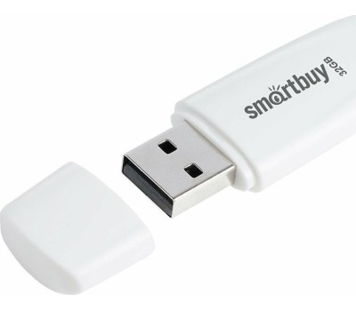 USB-флэш SMARTBUY (SB032GB2SCW) UFD 2.0 032GB Scout White белый