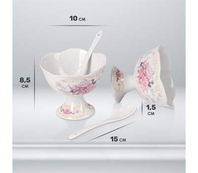 ROSENBERG R-060157 Набор креманок с ложками