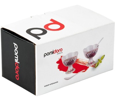 ROSENBERG R-060157 Набор креманок с ложками