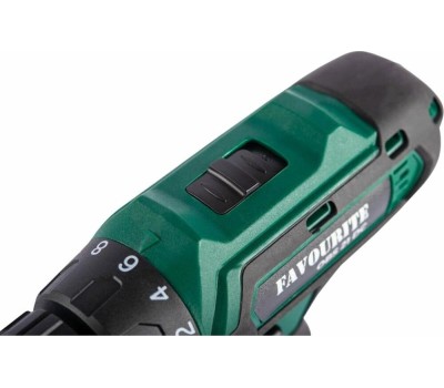 Дрель-шуруповерт аккумуляторная FAVOURITE OBS 21 DC SET PROMO, 21В, кейс в комплекте: ЗУ, 2*АКБ 1.5 Ач