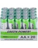 Батарейки GREEN POWERLAB (00-00028751) LR6 AA BOX20 Shrink 4 Alkaline 1.5V