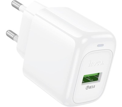 СЗУ HOCO (6942007631457) CS52A 1USB 3.0A QC3.0 18W White