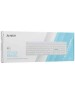 Клавиатура A4TECH Клавиатура Fstyler FBX50C, USB, Bluetooth/Радиоканал, белый [fbx50c white]