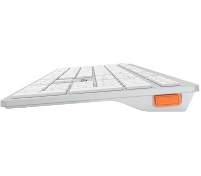 Клавиатура A4TECH Клавиатура Fstyler FBX50C, USB, Bluetooth/Радиоканал, белый [fbx50c white]