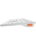 Клавиатура A4TECH Клавиатура Fstyler FBX50C, USB, Bluetooth/Радиоканал, белый [fbx50c white]