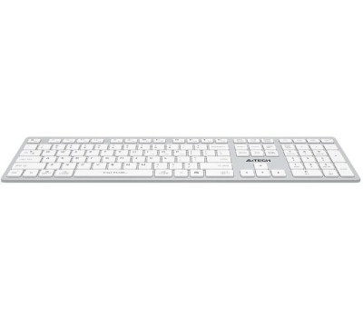 Клавиатура A4TECH Клавиатура Fstyler FBX50C, USB, Bluetooth/Радиоканал, белый [fbx50c white]