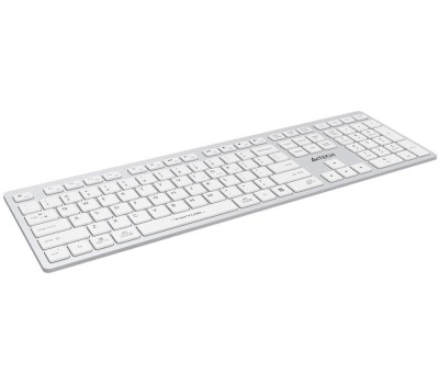 Клавиатура A4TECH Клавиатура Fstyler FBX50C, USB, Bluetooth/Радиоканал, белый [fbx50c white]