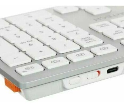 Клавиатура A4TECH Клавиатура Fstyler FBX50C, USB, Bluetooth/Радиоканал, белый [fbx50c white]