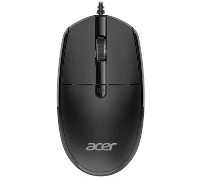 Мышь ACER Мышь проводная OMW401, оптическая, USB, 2000dpi, черный [zl.mceee.031]