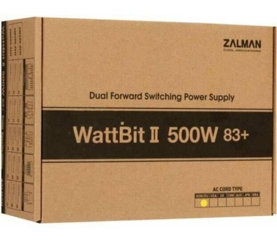 Блок питания ZALMAN Блок питания 500W ZM500-XEII (ATX, 20+4 pin, 120mm fan, PCI-E 6+2Px2, 4xSATA) (ZM500-XEII)