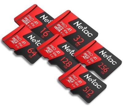 Карта памяти NETAC Карта памяти microSDXC UHS-I U1 P500 Eco 128 ГБ, 90 МБ/с, Class 10, NT02P500ECO-128G-S, 1 шт., без адаптера