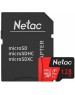 Карта памяти NETAC Карта памяти microSDXC UHS-I U1 P500 Eco 128 ГБ, 90 МБ/с, Class 10, NT02P500ECO-128G-S, 1 шт., без адаптера