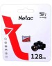Карта памяти NETAC Карта памяти microSDXC UHS-I U1 P500 Eco 128 ГБ, 90 МБ/с, Class 10, NT02P500ECO-128G-S, 1 шт., без адаптера