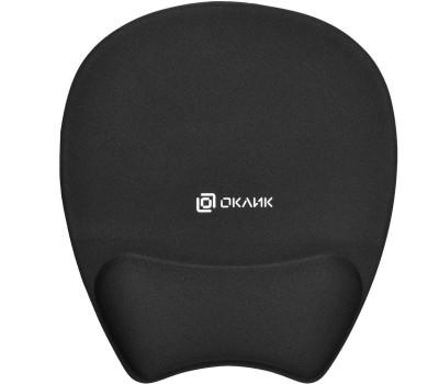 Коврик для мыши OKLICK Коврик для мыши OK-RG0580-BK (S) черный, ткань, 245х220х24мм