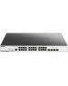 D-LINK SMB D-Link DGS-3000-28XMP/B1A Управляемый L2 коммутатор с 24 портами 10/100/1000Base-T и 4 портами 10GBase-X SFP+ (24 порта PoE 802.3af/at, PoE-бюджет 370 Вт)