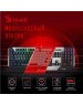 A4TECH Клавиатура Bloody B865N механическая серый/черный USB for gamer LED