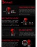 A4TECH Клавиатура Bloody B865N механическая серый/черный USB for gamer LED